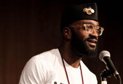 Well versed: Inua Ellams in ‘An Evening with an Immigrant’.