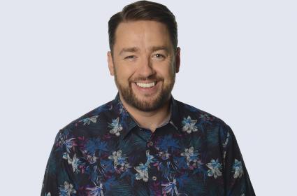 Jason Manford has clearly missed performing in front of a live audience
