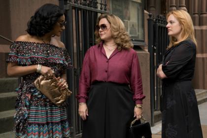 We may not be Widows, but we can still have some fun while they're away: Haddish, McCarthy and Moss in The Kitchen