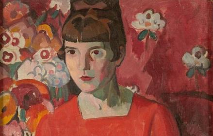 Anne Estelle Rice, 'Portrait of Katherine Mansfield', 1918