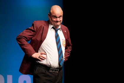 Al Murray as the Pub Landlord: fantastically rude to paying customers