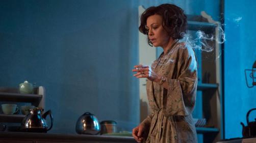 Helena McCrory as Hester Collyer in The Deep Blue Sea at the National Theatre in 2016