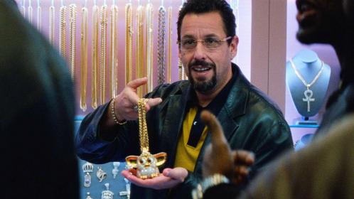 Showing off his wares: Adam Sandler as Howard Ratner