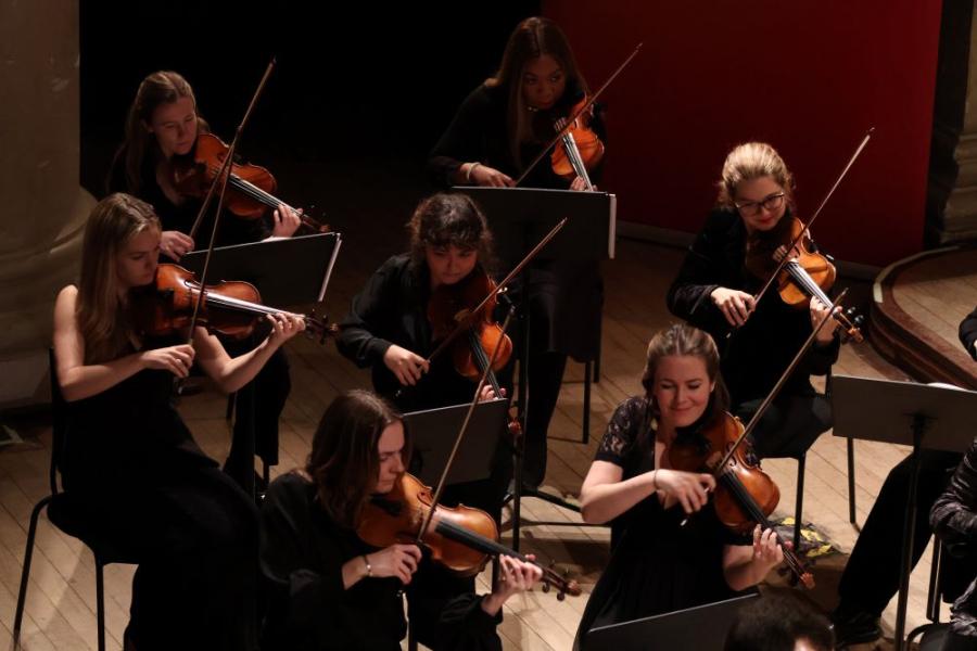 Violins of the Fantasia Orchestra