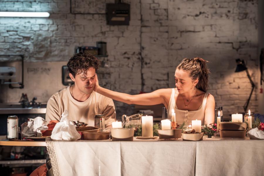 Jacob Fortune-Lloyd and Bel Powley