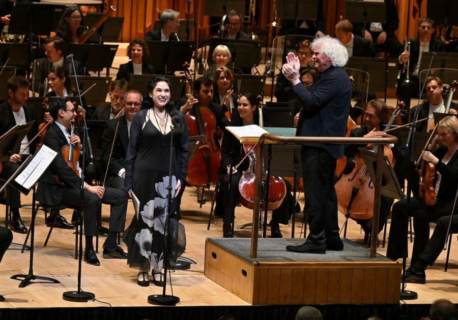 Rinat Shaham, Simon Rattle and the LSO 