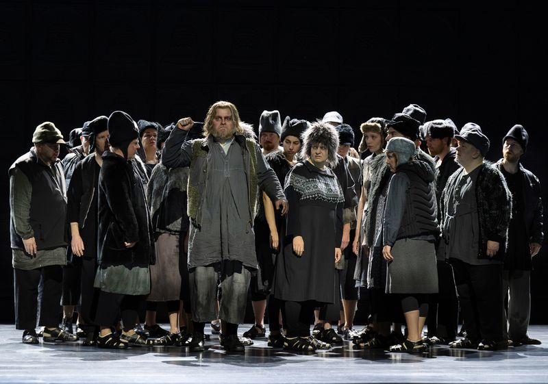 Bryn Terfel as Boris Godunov in Scene 6 of Musorgsky's opera