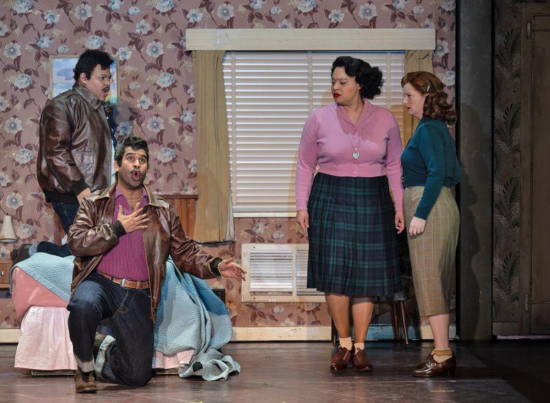 The lovers in ENO's Cosi fan tutte
