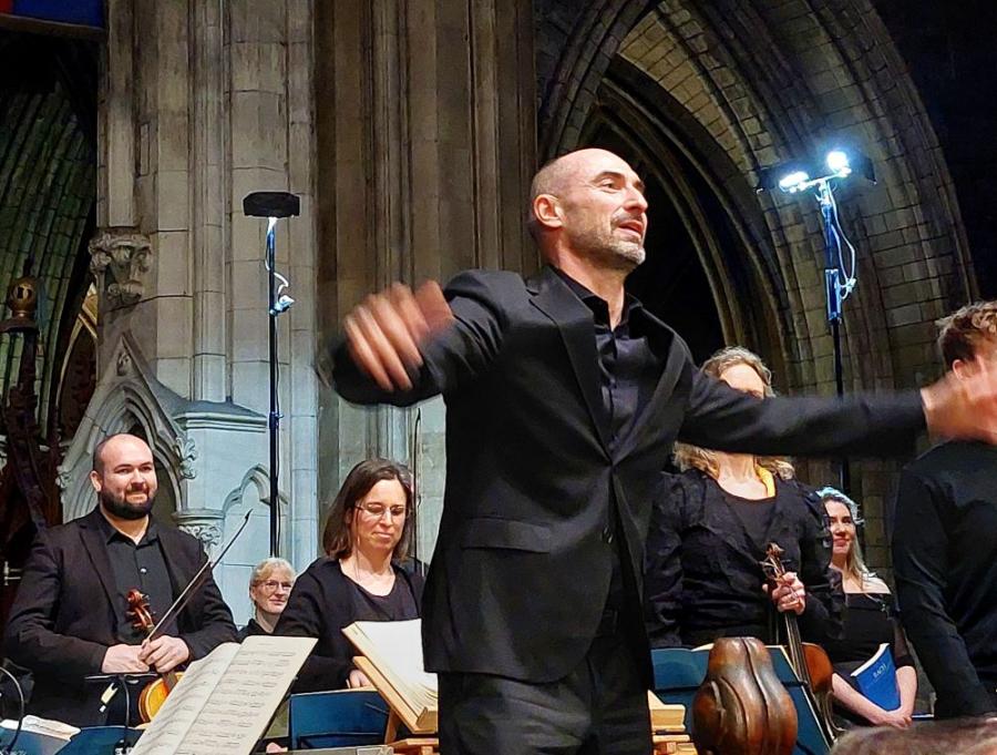 Peter Whelan after INO performance of St Matthew Passion