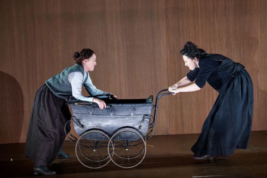 Mary Murray as Bessie Burgess and Kate Stanley Brennan as Mrs Gogan