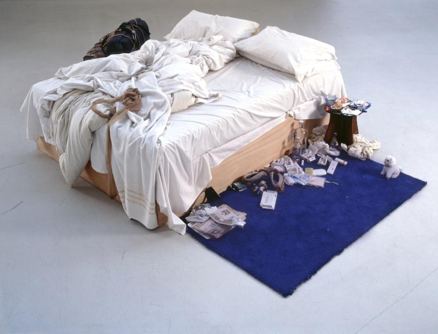 Tracey Emin My Bed 1998 © Tracey Emin. Photo credit Courtesy The Saatchi Gallery, London Photograph by Prudence C