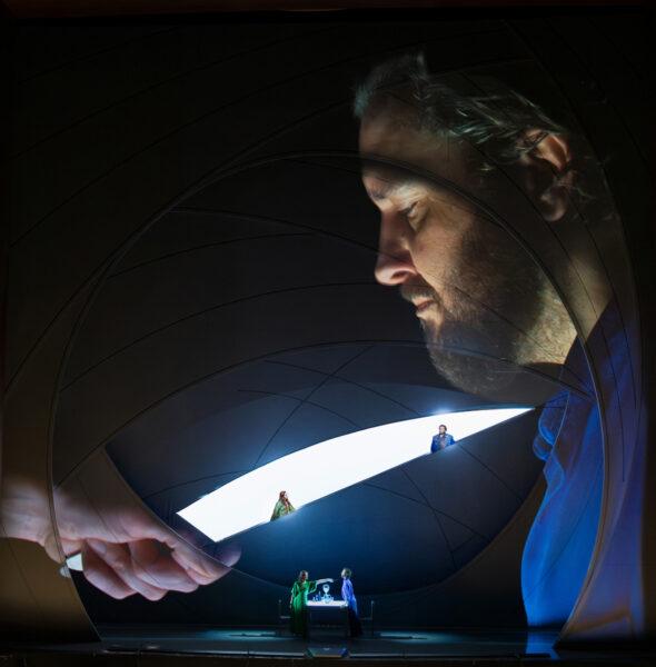 Scene from Yuval Sharon's Met production of 'Tristan und Isolde'