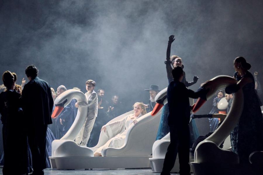 scene from Baden-Baden Lohengrin