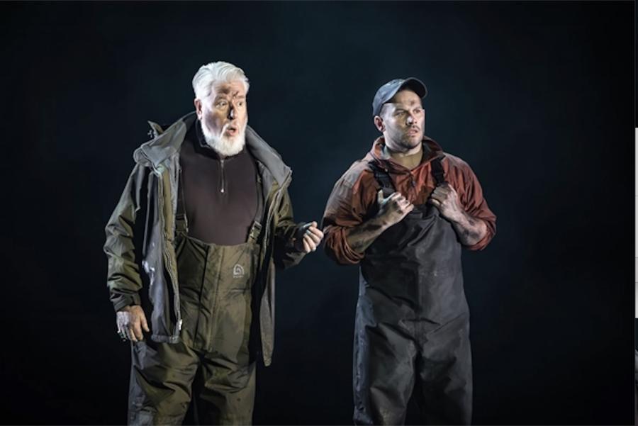 James Creswell (Daland) and Trystan Llŷr Griffiths (Steersman)