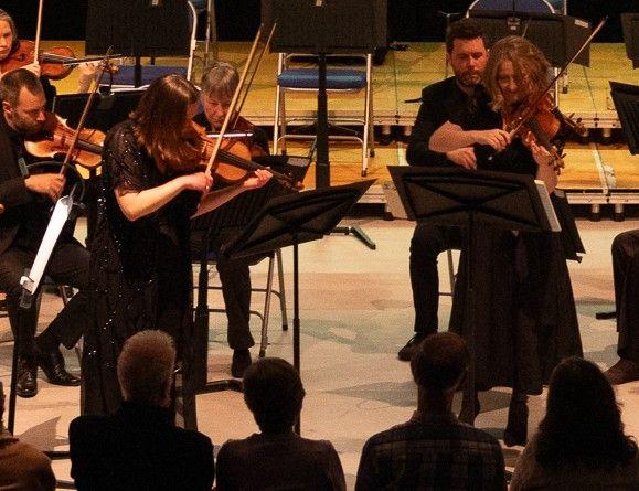 Zoë Beyers and Sarah Brandwood-Spencer as soloists with the Northern Chamber Orchestra