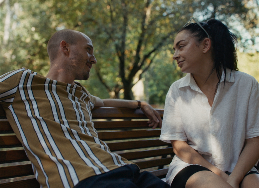 Will Madden and Charli xcx in Erupcja