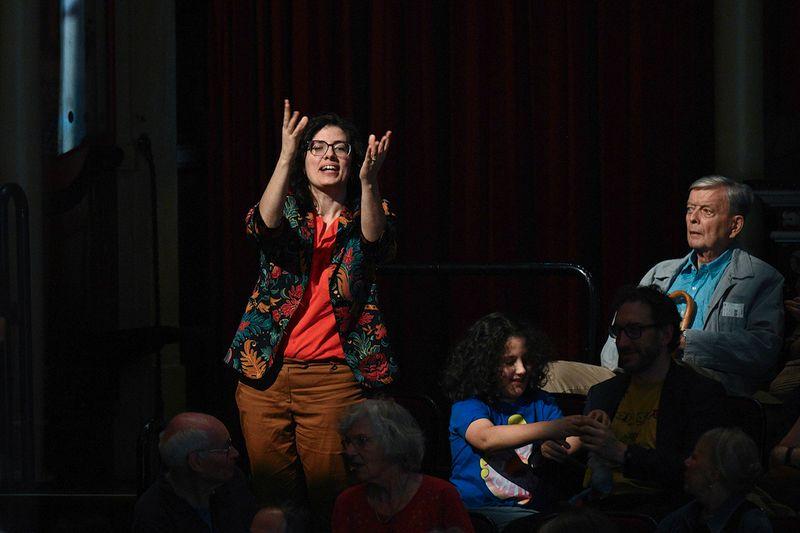 Bushra El-Turk after the Proms performance of her 'Mosaic'