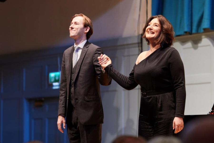 Beth Taylor and Hamish Brown