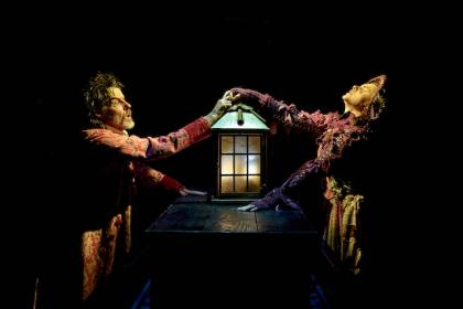 Paul Hilton and Lauren Jones