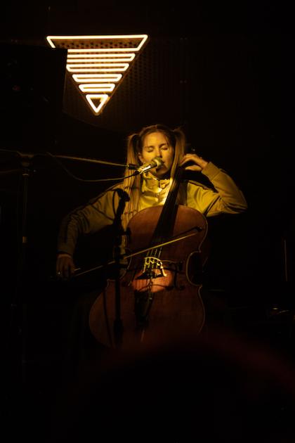 Maddie Ashman - microtones on cello