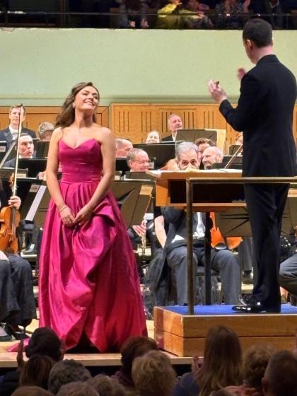 Ava Dodd and Tom Fetherstonhaugh with National Symphony Orchestra of Ireland