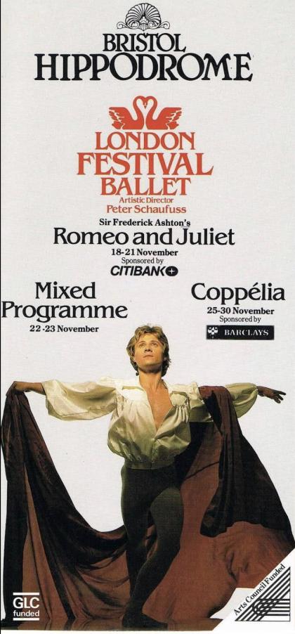 Matz Skoog, poster boy for London Festival Ballet