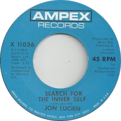 Jon Lucien Search For The Inner Self ampex 45