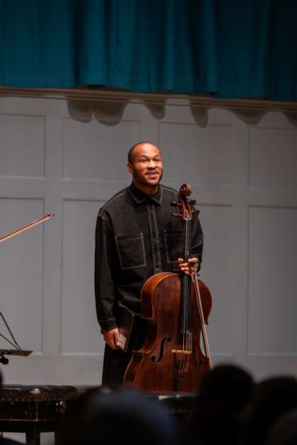 Sheku Kanneh-Mason in the Queen's Hall