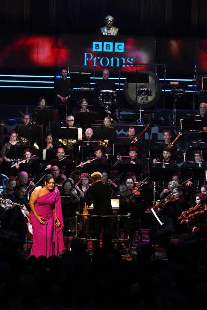Elsa van den Heever in the final scene from Salome at the Proms