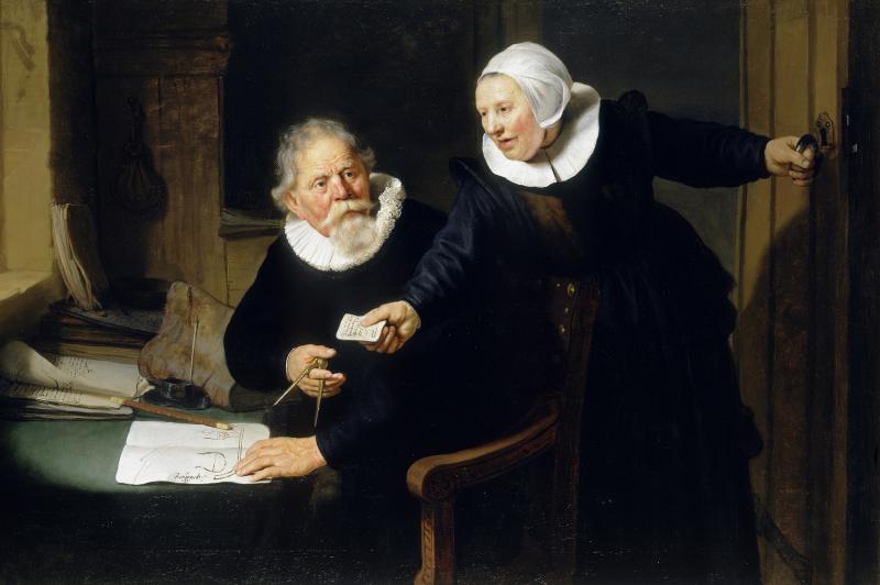 Rembrandt van Rijn, 'The Shipbuilder and his Wife: Jan Rijcksen and his Wife, Griet Jans', 1633 Credit: Royal Collection Trust / (c) Her Majesty Queen Elizabeth II 2019