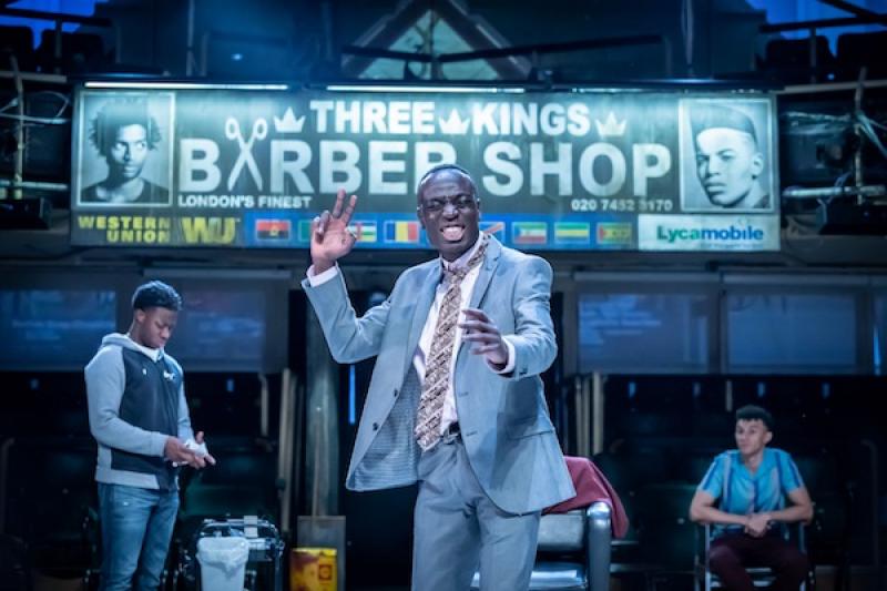 Barber Shop Chronicles, Roundhouse review - riotous theatre at its