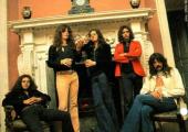 The moustachioed member of Deep Purple is now a classical composer: Jon Lord with colleagues in 1973