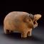 Hippopotamus: coarse red pottery, found in grave R134 at Hu, of Predynastic (c 3500-3000 BC)