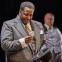 Willy Loman (Wendell Pierce) once again receives a bailout from neighbour Charley (Trevor Cooper)