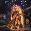 Leonine splendour: Wil Johnson's magnificent, dignified Aslan