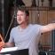Chad Kelly working on his new arrangement with Brecon Baroque