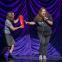 Dawn Woolongong assists Allan Clayton's performance art in 'Frankenstein!!'