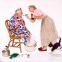 'Tender Years - Treating a Cold', 1957 is typical of Norman Rockwell's gentle humour 'Tender Years - Treating a Cold', 1957 is typical of Norman Rockwell's gentle humour