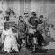 Buster Keaton and Wallace Beery draw swords in 'Three Ages'