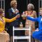 Exceptional: Abigail Cruttenden as Liz, Kate Fahy as T, Marion Bailey as Q, Naomi Frederick as Mags