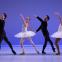 Waltz on: from left to right, Alejandro Virelles, Isadora Bless, Nicholas Mihlar and Miranda Silveira in Larina Waltz by Ashley Page
