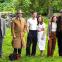 Tristan and Siegfried Farnon, James Herriot and Helen, Jenny and Richard Alderson