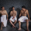 Sweating it out: Denis Podalydès, Alexandre Steiger, and Christophe Paou in 'Bloody Oranges'