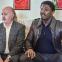 Bagpipes (Bill Bailey) and Walter (Idris Elba)
