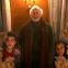 Simon Callow as Mr Blunden, with Tsion Habte and Jason Rennie
