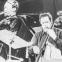 George Adams (left) and Charles Mingus on stage, Bremen, 9 July 1975