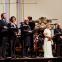 Lyricism wins over discussion: Sebastian Kohlepp (Flamand), Stephen Marsh (Olivier), Peter Rose (La Roche), conductor Alexander Soddy, Malin Byström (Countess) and Bo Skovhus (Count)