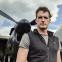 Dan Snow with Lancaster bomber