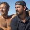 Ship ahoy: Damien Pascoe (Joel Jackson) and Ryan Gallagher (Ewen Leslie)