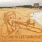 One of Sand in Your Eye's two beach drawings foe the festival this year, made as usual at Elie